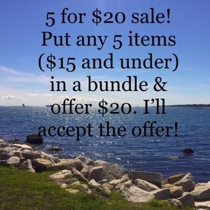 ⭐️⭐️ 5 for $20 Sale ⭐️⭐️